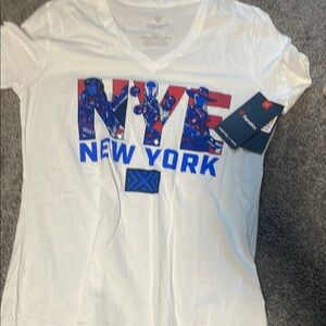 Fanatics White New York Graphic Tee